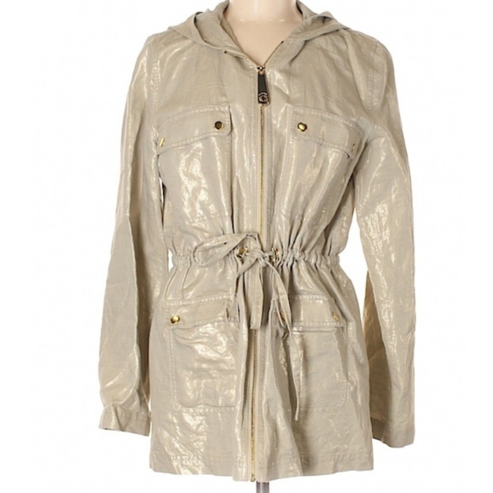C Wonder Gold metallic jacket
